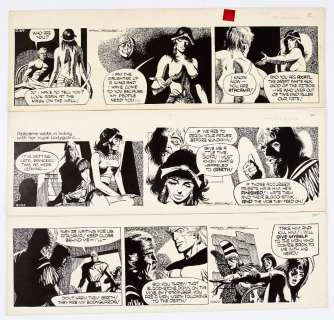 Garth: The Mask of Atacama: 3 original artworks (1973) drawn and signed by… | Comic Book Auctions ltd