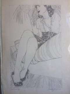 R. Baldazzini - illustrazione originale firmata "Antonella" - Page volante | Catawiki