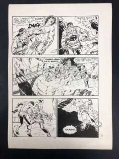 Tex n° 349 - Fabio Civitelli - tavola originale di "Abissi" - Page volante - (1989) | Catawiki