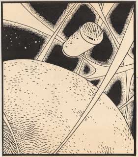 Moebius (1938-2012) Tueur... | MOEBIUS (1938-2012) Tueur de monde Encre de Chine sur... | Tessier Sarrou