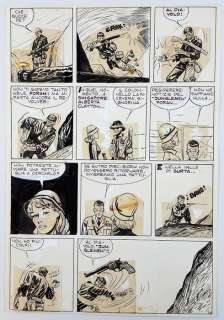 Hugo Pratt - Tav. Origin. "Junglemen!" - Page volante - EO - (1963) | Catawiki