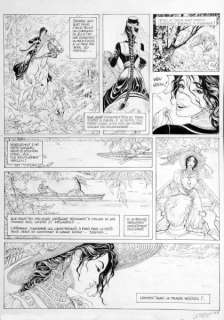 Vicomte | Sasmira, planche n°8 Ã  l’encre de Chine de l’ép… | Banque Dessinée