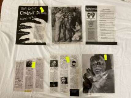 Famous Monsters Of Filmland #4 Production Negatives