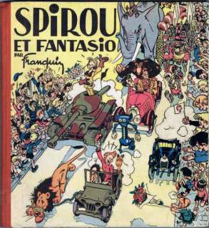Franquin | Â«Spirou et FantasioÂ». Editions Dupuis 1948. Album 22 x 24 cm dos | Tessier Sarrou