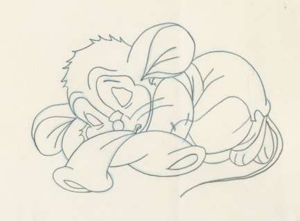 Amblin - Original Production drawing - An American Tail - Fievel - Don Bluth - (1986) | Catawiki