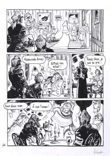 PEDROSA, Cyril (1972) Trois... - Lot 285 - PEDROSA, Cyril (1972) Trois ombres, planche 226. Encre...