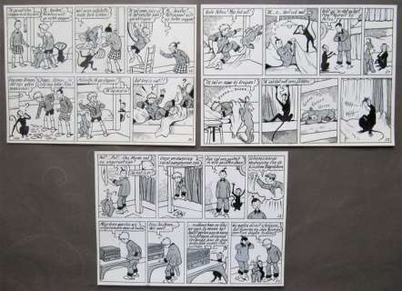 De Pimpelteentjes - 3 originele halve pagina’s - genummerd 49 t/m 54 - Op Apenjacht - (1963) | Catawiki