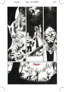 Jonas Scharf | Venom: Black, White & Blood page 2 | Geoff M Art Sales
