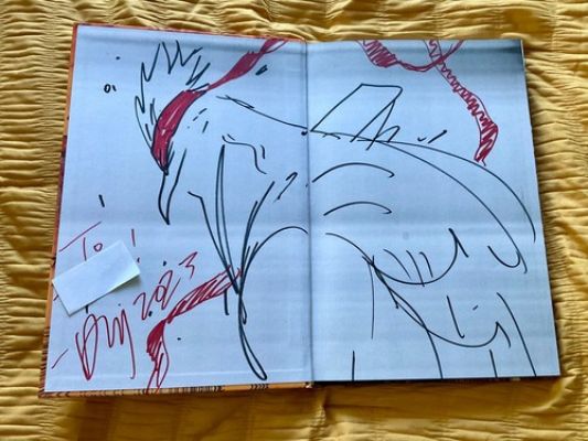 DANIEL WARREN JOHNSON ORIGINAL ART SKETCH Murder Falcon HC Book SIGNED 1 batman | eBay US (Buy It Now)