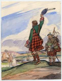 Laudy, Jacques - Originele aquarel  / originele albumcover Rob Roy - (1947/2016) | Catawiki