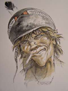 Jeremiah - Originele aquarel - Kurdy - (2019) | Catawiki