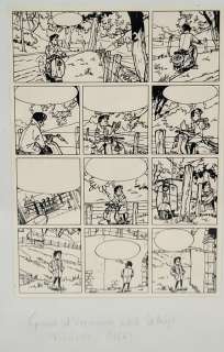 Maurice Tillieux (1921-1978), Gil Jourdan, Épreuve D’impression Avant Lettrage de La Planche Numéroté 47A Et 47B Correspondant À La Page 4 Du Tome 2 "Popaine Et Vieux Tableau", Dim. 25,5 X 18,5 Cm. |  | misc / divers