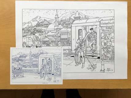 Franka - Origineel kerstkaart 2019 + kerstkaart - (2018) | Catawiki