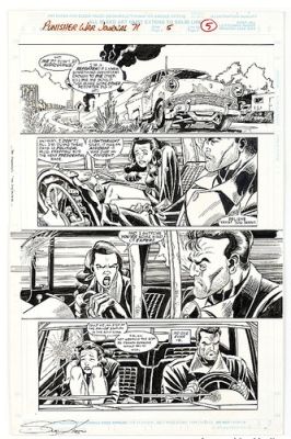 Punisher War Journal #71 Page 5 Hugh Hayes Original Comic Art Marvel Comics 1994 | eBay US (Buy It Now)