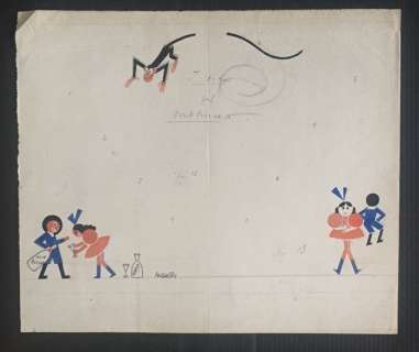 Bruno Angoletta - "I tiri del babbuino"| Illustrazione originale (Master Of Drawing) - Page volante | Catawiki