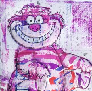ComicCAN - ORIGINAL Artwork by Chris Duncan - CHESHIRE CAT on BARR RASPBERRYADE - ART - (2019) | Catawiki