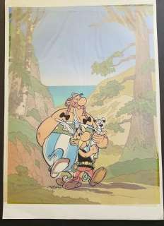 Asterix T20 - Astérix en Corse - calque et bleu de coloriage - nouvelle couverture Dargaud - (1987) | Catawiki