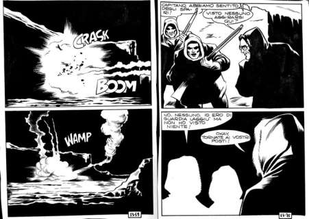 Dennis Cobb n. 13 - Magnus - 2x tavole originali - Page volante - (1966) | Catawiki