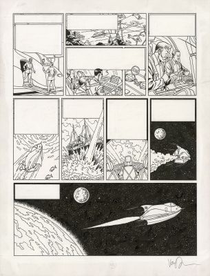 Van Dongen | Blake et Mortimer T. 31 La menace Atlante | Galerie Champaka