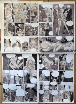 Erich Von Gotha... | Lot 172 - Erich VON GOTHA (né en 1924) Quatre planches originales... | misc / divers