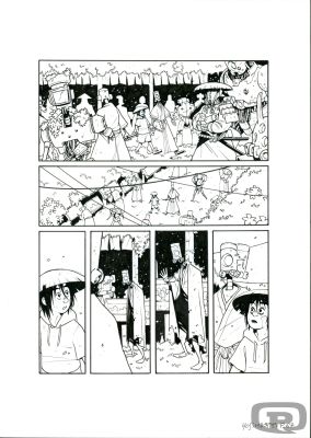 Sylvain Repos | Yojimbot, Volume 1, Page 067 - Original Artwork by Sylvain Repos | Pulp’s Art