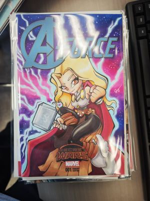 Bill Cao | Jane Foster Sketch Cover by Soy | Raremarq (Buy It Now)