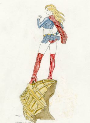 Luis Royo | SUPERGIRL | Laberinto Gris