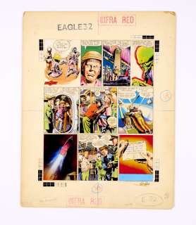 Lot 50 - Dan Dare/Eagle original artwork (1957) by Frank Hampson & Don Harley…