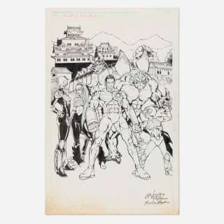 Gustavo Vazquez and Bud LaRosa, Sunfire & Big Hero 6 Promotional Art #2 Original Art (Marvel Comics,1998) | Landry Pop Auctions