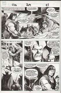 SAVAGE SWORD OF CONAN Issue #204 Interior Page | ComicConnect