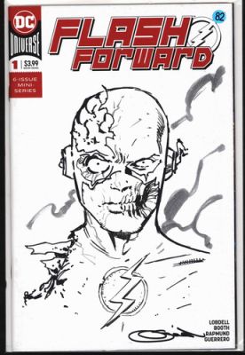 Flash Forward #1 - Sketch Cover with Art by Sajad Shah SS | eBay US (Buy It Now)