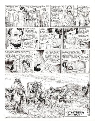 Lot 559 - Blanc-Dumont. Planche originale Blueberry | BDEnchères