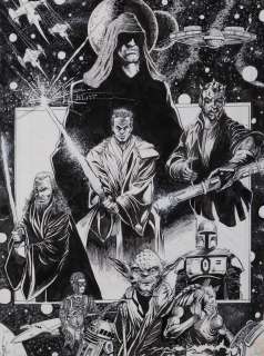 Star Wars: Episode I - The Phantom Menace illustration by John Stanisci. | Profiles in History