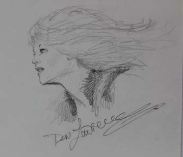 Lawrence, Don - Originele potloodtekening - Roodhaar | Catawiki