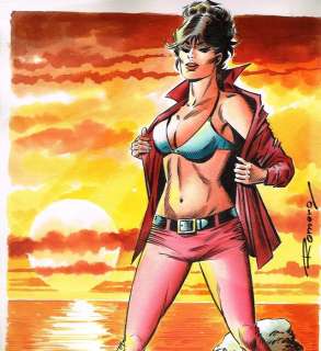Romero, Enrique Badia - Originele geschilderde cover - Modesty Blaise  - (2003) | Catawiki