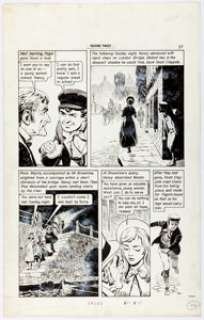 Reed Crandall and George Evans - Classics Illustrated #23 "Oliver Twist" Story Page 37 Original Art (Gilberton Publ., 1961).