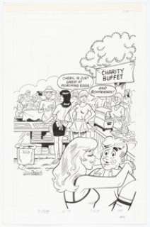 Dan DeCarlo and Henry Scarpelli - Betty and Veronica #146 Cover Original Art (Archie, 2000).