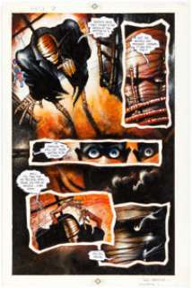 Dean Ormston - "Stickleback" Story Page Original Art (1990)....