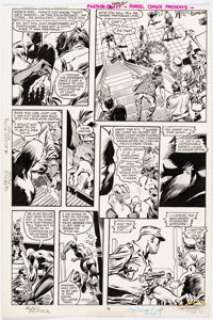 Gene Colan And Tom Palmer | Marvel Comics Presents #32 Story Page 8 Black Panther Original Art (Marvel, 1989).... | Heritage