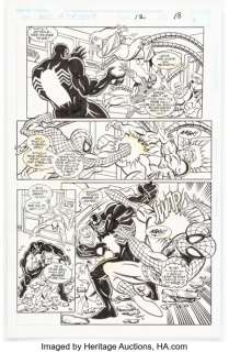 Saviuk, Alex | Alex Saviuk, Rob Stull, and Al Milgrom The Adventures of Spider-Man #12 Story Page 18 Original Art (Marvel Comics,... | Heritage