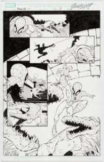 Marvel Artist - Jonboy Meyers and Pat Davidson Marvel Age Spider-Man #5 Story Page 17 Original Art (Marvel, 2004)....