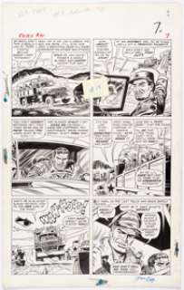Ayers, Dick | Dick Ayers and Frank Giacoia Sgt. Fury Annual #1 Story Page 7 Original Art (Marvel, 1965).... | Heritage