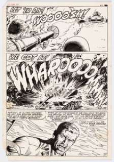 Ayers, Dick | Dick Ayers and John Severin Sgt. Fury #71 Story Page 17 Original Art (Marvel, 1969). ... | Heritage