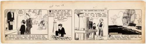 Crane, Roy | Roy Crane Wash Tubbs Daily Comic Strip Original Art dated 11-19-32 (NEA Service, Inc., 1932).... | Heritage