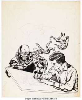 Simon, Joe - Joe Simon (attributed) The Comic Book Makers Unused Cover Design Original Art (Vanguard, 2003)....