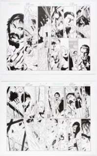 Guice, Jackson "Butch" | Jackson "Butch" Guice and Mike Perkins Ruse #10 Story Page Original Art Group of 8 (CrossGen, 2002).... (Total: 8 Original Art) | Heritage