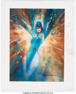 Sienkiewicz, Bill | Bill Sienkiewicz VS System "DC: Origins" Raven, Daughter of Trigon Illustration Original Art (DC, 2004).... | Heritage