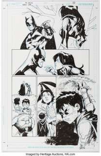 DC Artist - Ramon Bachs Robin: Son of Batman #12 Story Page 19 Original Art (DC, 2016)....