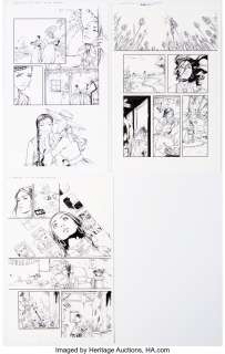 Hadley, Amy - Amy Reeder Hadley and Richard Friend Madame Xanadu #5 Story Pages Original Art Group of 3 (DC, 2008).... (Total: 3 Original Art)