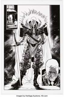 DC Artist - Jorge Jiménez Batman #90 Story Page 8 Digital Art Monoprint (DC, 2020)....